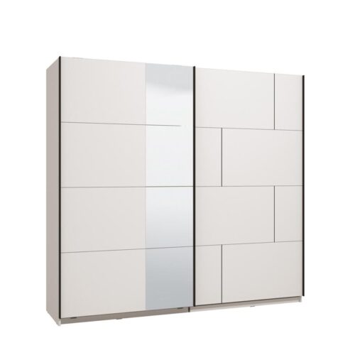 ΝΤΟΥΛΑΠΑ ALERIA 220 OG h205 ΛΕΥΚΟ ΧΡΩΜΑ 220x61x205εκ
