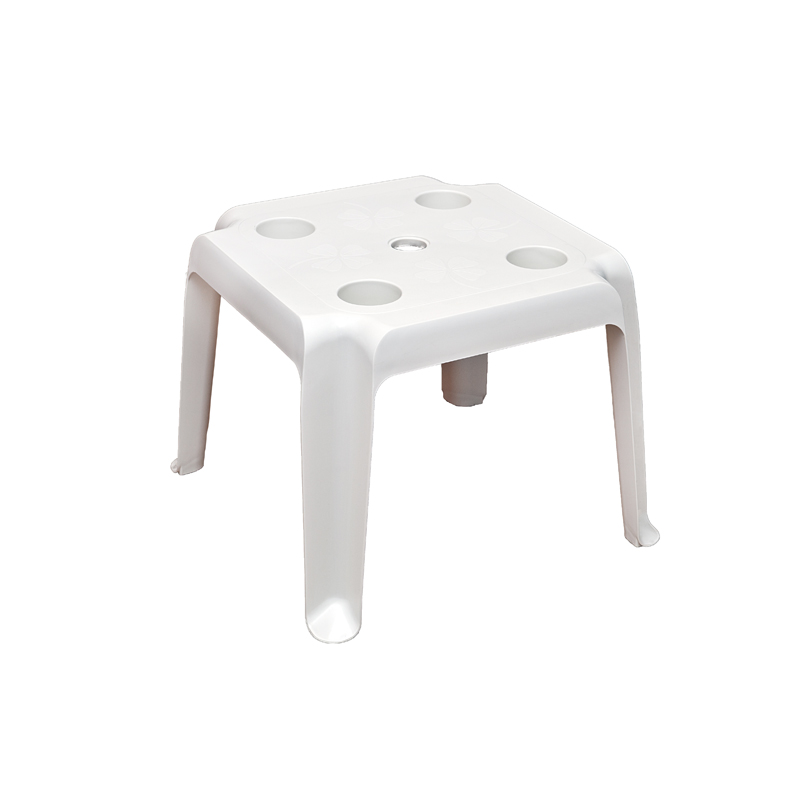 ΤΡΑΠΕΖΙ ΠΑΡΑΛΙΑΣ Fylliana ΜΕ ΠΟΤΗΡΟΘΗΚΕΣ SUN ΛΕΥΚΟ 40x45x45