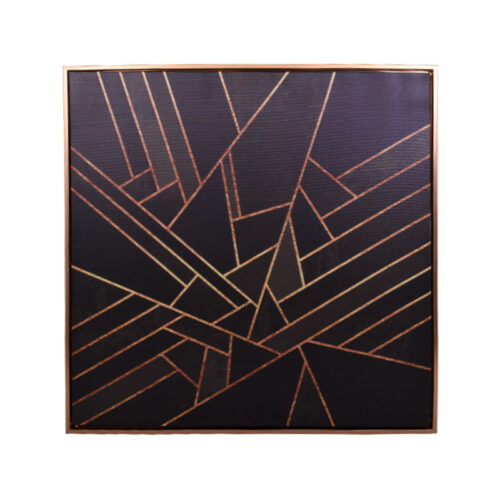 ΚΑΔΡΟ Fylliana BLACK THEME 60x60εκ