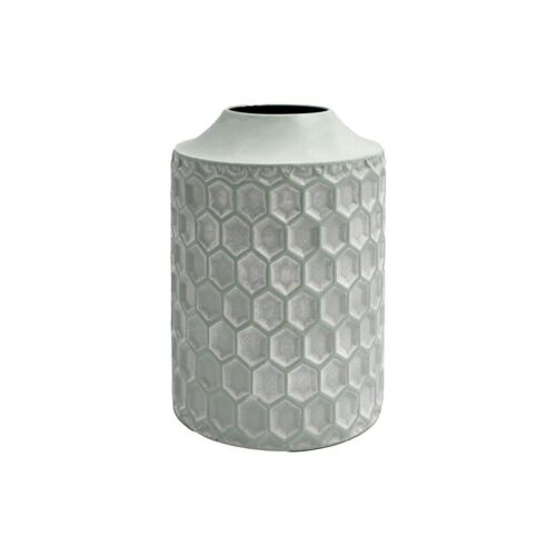 ΜΕΤΑΛΛΙΚΟ ΕΠΙΤΡΑΠΕΖΙΟ ΔΙΑΚΟΣΜΗΤΙΚΟ ΒΑΖΟ Fylliana FL363 ΜΙΝΤ-ΛΕΥΚΟ ΧΡΩΜΑ 20x30εκ