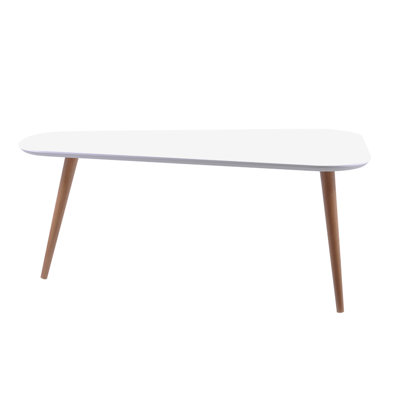 ΤΡΑΠΕΖΑΚΙ ΣΑΛΟΝΙΟΥ Fylliana Atria ΛΕΥΚΟ ΜΕ Nature ΠΟΔΙΑ 100x56.5x43εκ