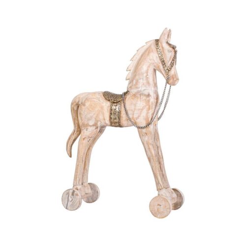 ΔΙΑΚΟΣΜΗΤΙΚΟ ΑΛΟΓΟ ΣΕ VINTAGE ΣΤΥΛ Fylianna FL6562 ΛΕΥΚΟ ΑΝΤΙΚΕ ΧΡΩΜΑ 38x13x60εκ