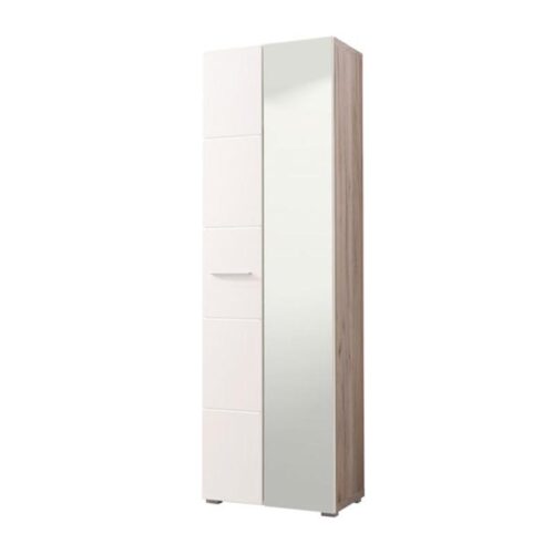 ΕΠΙΠΛΟ ΧΩΛ ΜΕ ΚΑΘΡΕΦΤΗ Beny 2K OG GREY-ΛΕΥΚΗ ΛΑΚΑ 60x35x192,5εκ fxtr