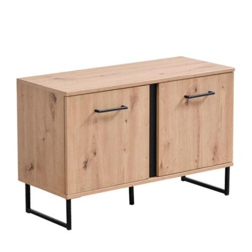 ΕΠΙΠΛΟ ΧΩΛ SARDINIA KOM ARTISAN OAK / ΜΑΥΡΟ 84,5x35x54,5εκ
