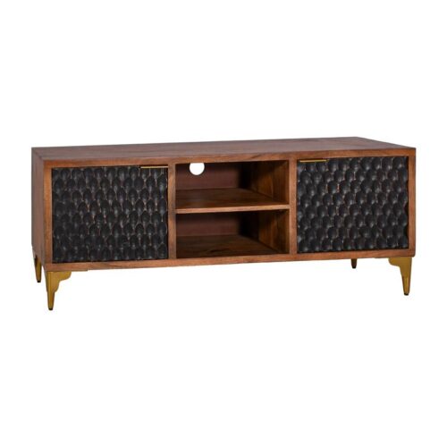 ΕΠΙΠΛΟ ΤΗΛΕΟΡΑΣΗΣ Fylliana Amrita ΚΑΦΕ ΧΡΩΜΑ 140x40x55εκ