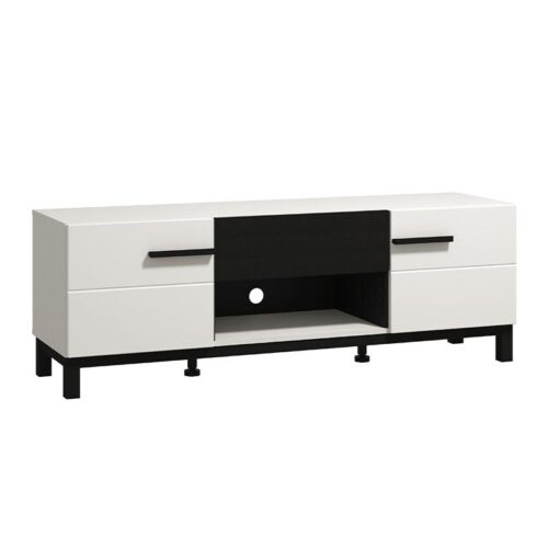 ΕΠΙΠΛΟ ΤΗΛΕΟΡΑΣΗΣ SARTHE 150 3K1F2V ΛΕΥΚΟ-ΜΑΥΡΟ-ΛΕΥΚΟ ΜΑΤ-ΜΑΥΡΟ MAT 147x42x51εκ n.t.v