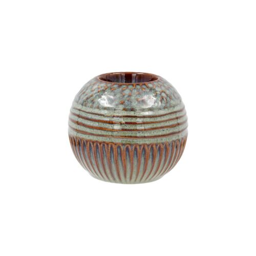 ΚΕΡΑΜΙΚΟ ΡΕΣΩ Fylliana FL23761 ΠΡΑΣΙΝΟ-ΚΑΦΕ ΧΡΩΜΑ 11x11x10εκ