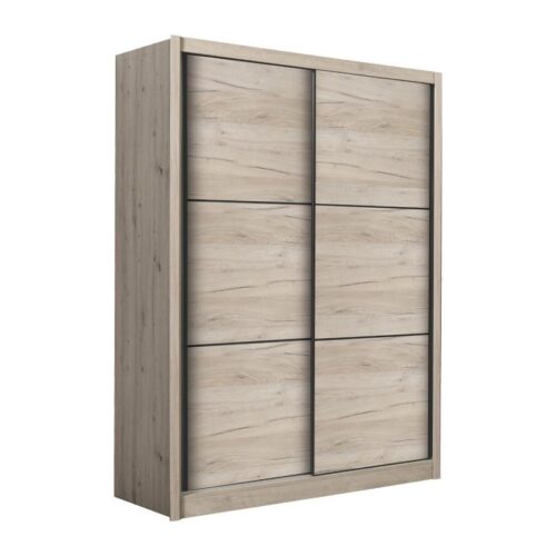ΝΤΟΥΛΑΠΑ NAVARA 165 GREY OAK 166x60x215,5εκ