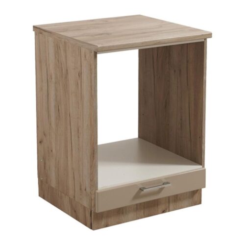 ΝΤΟΥΛΑΠΙ ΚΟΥΖΙΝΑΣ DIANA D60 UR GREY OAK-SAND ΓΥΑΛΙΣΤΕΡΟ FOIL 60x55x82εκ