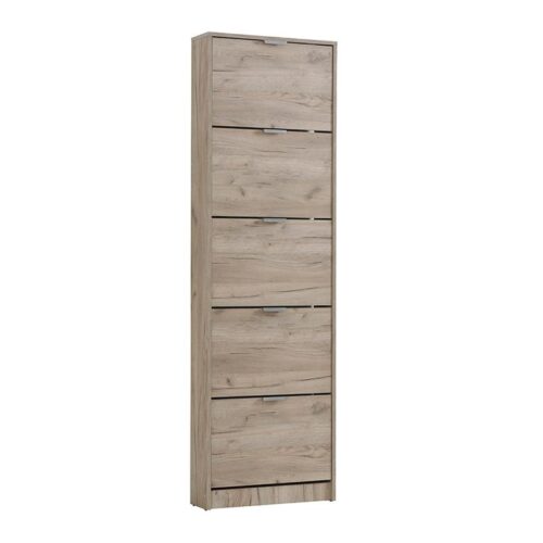 ΠΑΠΟΥΤΣΟΘΗΚΗ Base 15 GREY OAK 58x18x191,5εκ