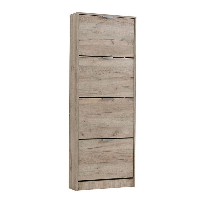 ΠΑΠΟΥΤΣΟΘΗΚΗ Hugo 24 Grey Oak 67x28x155εκ