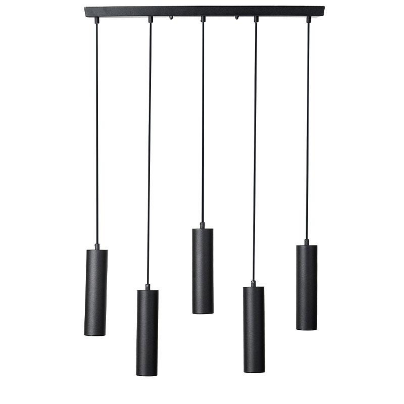 ΠΕΝΤΑΦΩΤΟ ΚΡΕΜΑΣΤΟ ΦΩΤΙΣΤΙΚΟ ΟΡΟΦΗΣ Fylliana ΜΑΥΡΟ ΧΡΩΜΑ GU10 65x10x100εκ