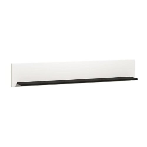 ΡΑΦΙ ΤΟΙΧΟΥ SARTHE ZP ΛΕΥΚΟ-ΜΑΥΡΟ ΜΑΤ 150x20x25εκ n.t.v