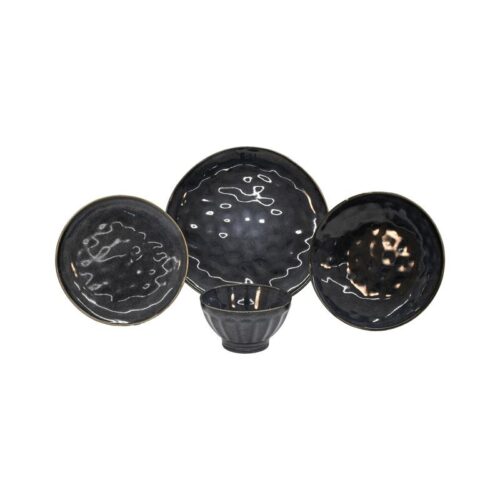 ΣΕΤ ΦΑΓΗΤΟΥ 16τμχ Fylliana FL25164 STONEWARE ΣΚΟΥΡΟ ΜΠΛΕ ΧΡΩΜΑ