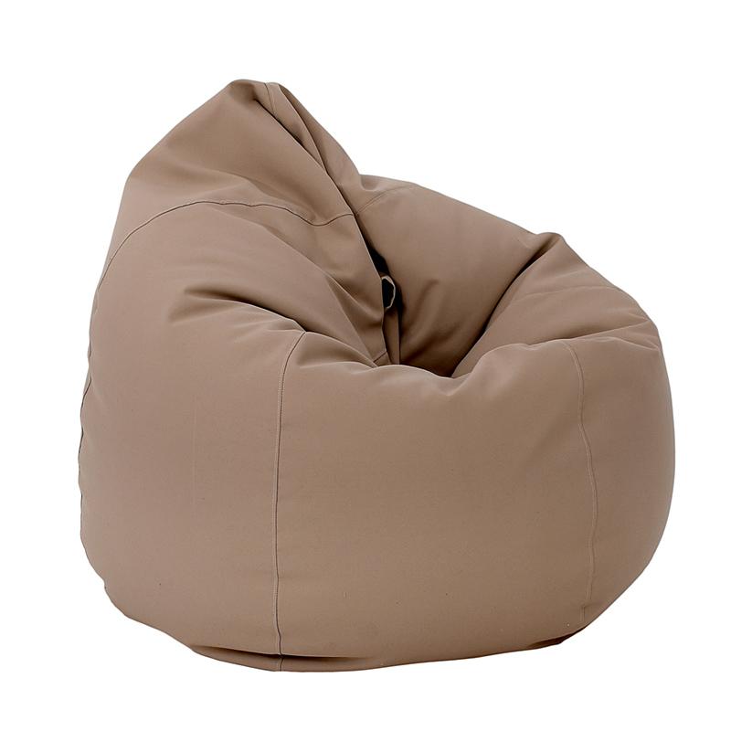 ΣΤΡΟΓΓΥΛΟ ΠΟΥΦ-ΣΚΑΜΠΟ Fylliana Lazy ΚΑΦΕ ΧΡΩΜΑ 110x90εκ