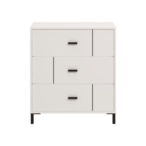 ΣΥΡΤΑΡΙΕΡΑ ALERIA 80 3F ΛΕΥΚΟ ΧΡΩΜΑ 77x40x90εκ