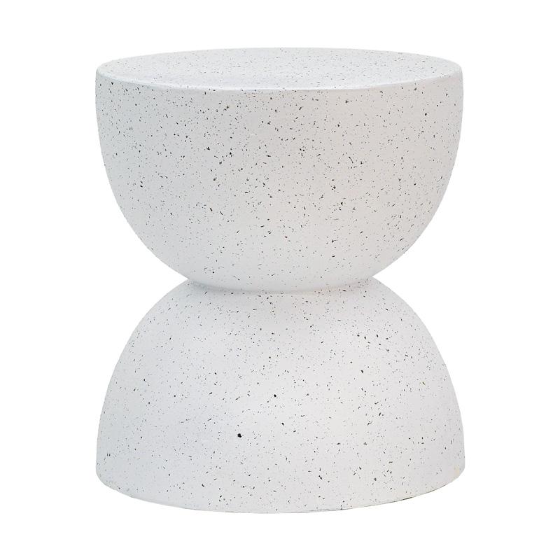 ΤΡΑΠΕΖΑΚΙ-ΣΚΑΜΠΟ ΣΑΛΟΝΙΟΥ Fylliana FL2312 ΑΠΟ ΜΑΓΝΗΣΙΟ ΛΕΥΚΟ ΧΡΩΜΑ 40x40x46εκ