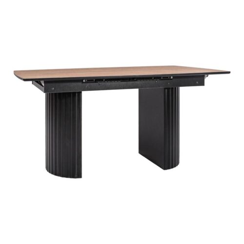 ΤΡΑΠΕΖΙ ΤΡΑΠΕΖΑΡΙΑΣ ΑΝΟΙΓΟΜΕΝΟ Fylliana "Premium 2" RUSTIC OAK ΧΡΩΜΑ 160(+40)x90x75εκ