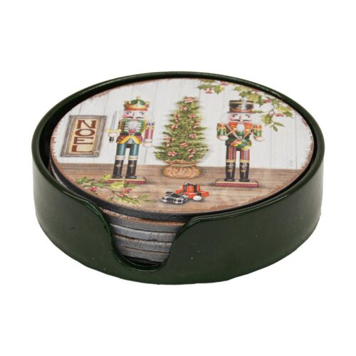 ΧΡΙΣΤΟΥΓΕΝΝΙΑΤΙΚA ΠΛΑΣΤΙΚΑ ΣΟΥΒΕΡ ΣΕ ΘΗΚΗ Fylliana FL12802 ΚΟΚΚΙΝΟ-ΛΕΥΚΟ-ΚΑΦΕ 10x4εκ