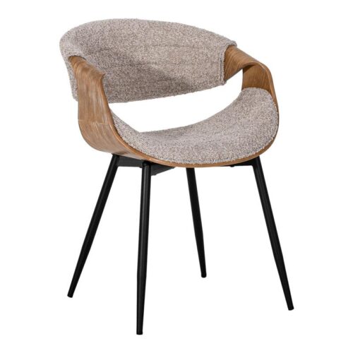 ΚΑΡΕΚΛΑ ΤΡΑΠΕΖΑΡΙΑΣ Fylliana FL1829 ΜΠΕΖ ΥΦΑΣΜΑ 54x55x76εκ