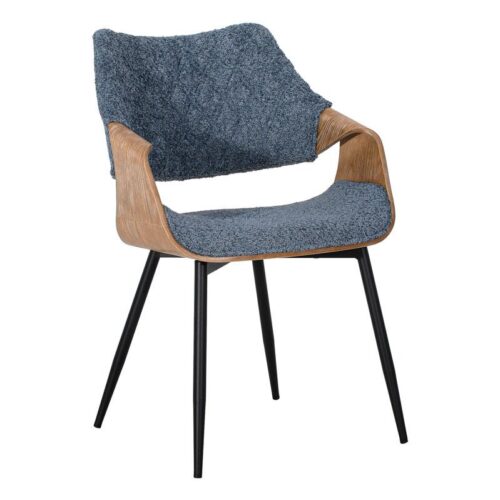 ΚΑΡΕΚΛΑ ΤΡΑΠΕΖΑΡΙΑΣ Fylliana FL6145 ΜΠΛΕ ΥΦΑΣΜΑ 58x56x83εκ