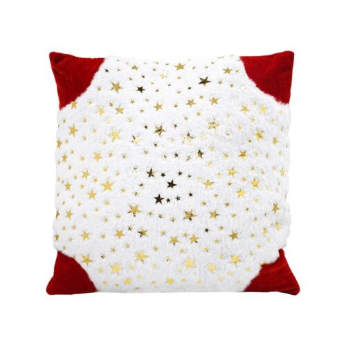 ΧΡΙΣΤΟΥΓΕΝΝΙΑΤΙΚΟ ΔΙΑΚΟΣΜΗΤΙΚΟ ΜΑΞΙΛΑΡΙ "STARS" Fylliana FL007 ΚΟΚΚΙΝΟ-ΛΕΥΚΟ-ΧΡΥΣΟ 42x42x5εκ