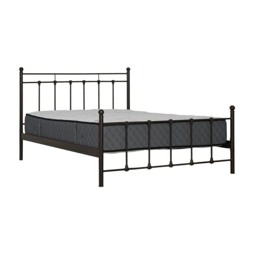 ΚΡΕΒΑΤΙ ΣΙΔΕΡΕΝΙΟ Fylliana ASTRA ΚΑΦΕ ΧΡΩΜΑ 168x208x86εκ (160x200)