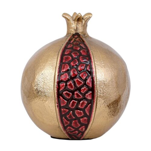 ΜΕΤΑΛΛΙΚΟ ΔΙΑΚΟΣΜΗΤΙΚΟ ΡΟΔΙ Fylliana Pomegranate ΧΡΥΣΟ-ΚΟΚΚΙΝΟ ΧΡΩΜΑ 13x16εκ