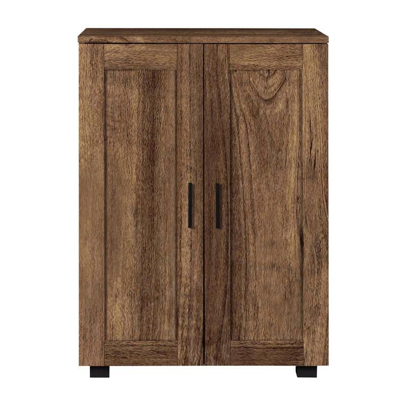 ΠΑΠΟΥΤΣΟΘΗΚΗ Fylliana “Cubo” ΜΕ 4 ΡΑΦΙΑ ΧΡΩΜΑ BROWN OAK 60x33x84εκ