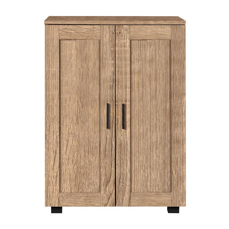 ΠΑΠΟΥΤΣΟΘΗΚΗ Fylliana “Cubo” ΜΕ 4 ΡΑΦΙΑ ΧΡΩΜΑ GREY OAK 60x33x84εκ