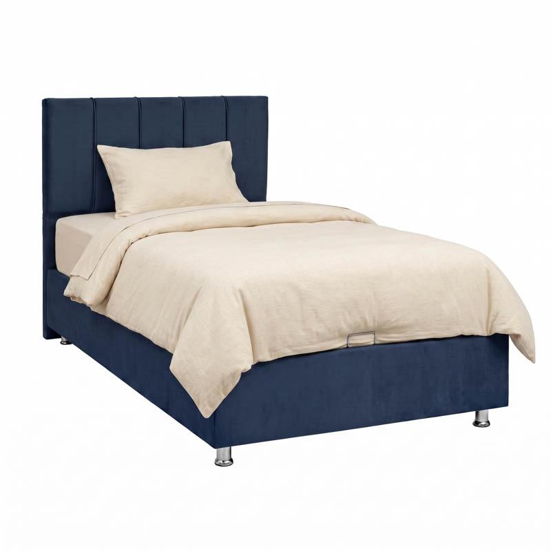 ΚΡΕΒΑΤΙ Fylliana Noble BLUE RAF ΜΕ ΑΠΟΘHKEYTIKO ΧΩΡΟ 122x208x130εκ (120×200)